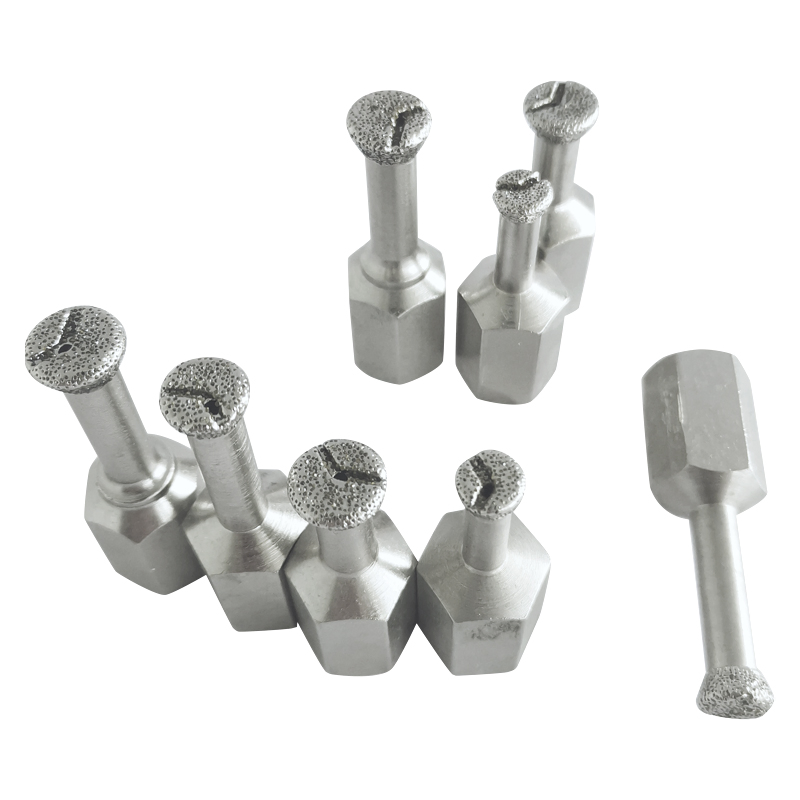 Herramienta de perforación con broca de diamante para anclajes en piedra para azulejos
