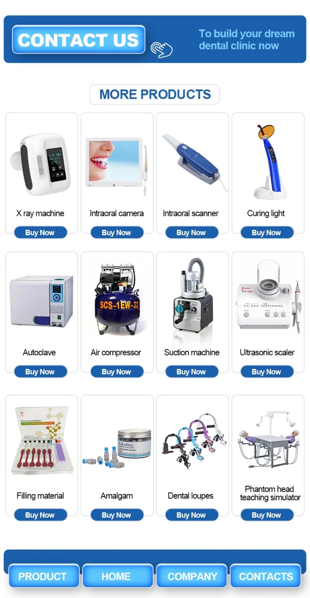 Kit de pulido dental médico con pieza de mano de alta velocidad y fresas de diamante de carburo