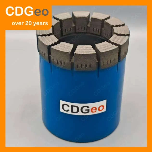 Brocas de perforación de núcleo de diamante impregnado para exploración Hq H W/L para perforación Cdgeo