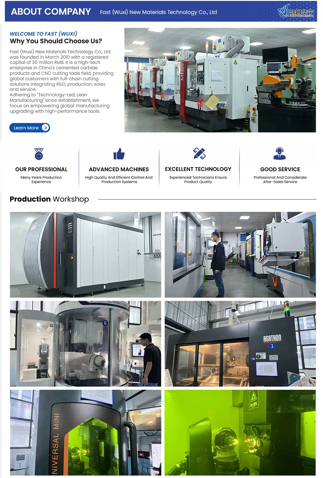 Instalaciones de producción e inspección de calidad