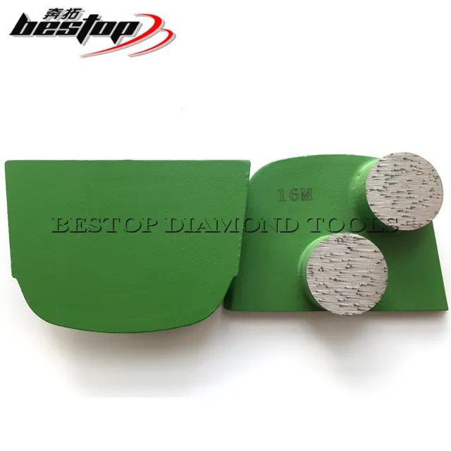 Segmentos de molienda de diamante de doble Z de cambio rápido superabrasivo Lavina