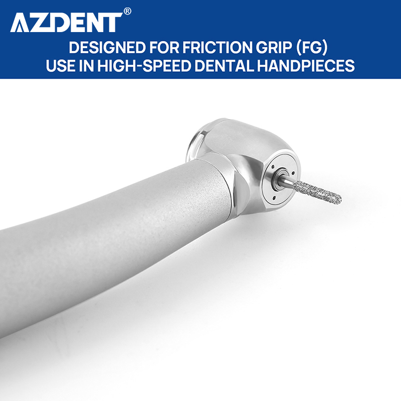 10PCS Burdeos de Zirconcut para cortar cerámicas de zirconia en odontología