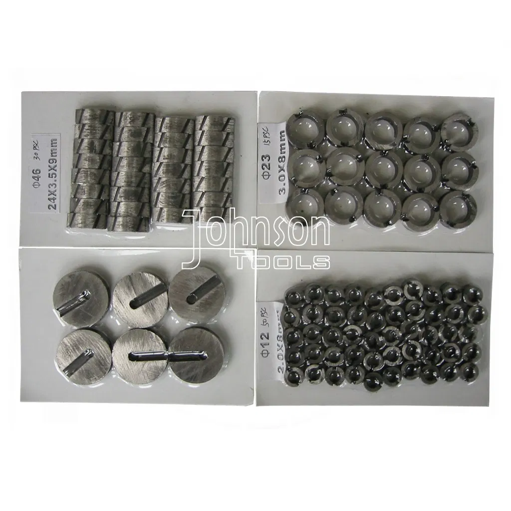 Segmentos de diamante para 6.5-32mm herramientas de perforación broca de diamante