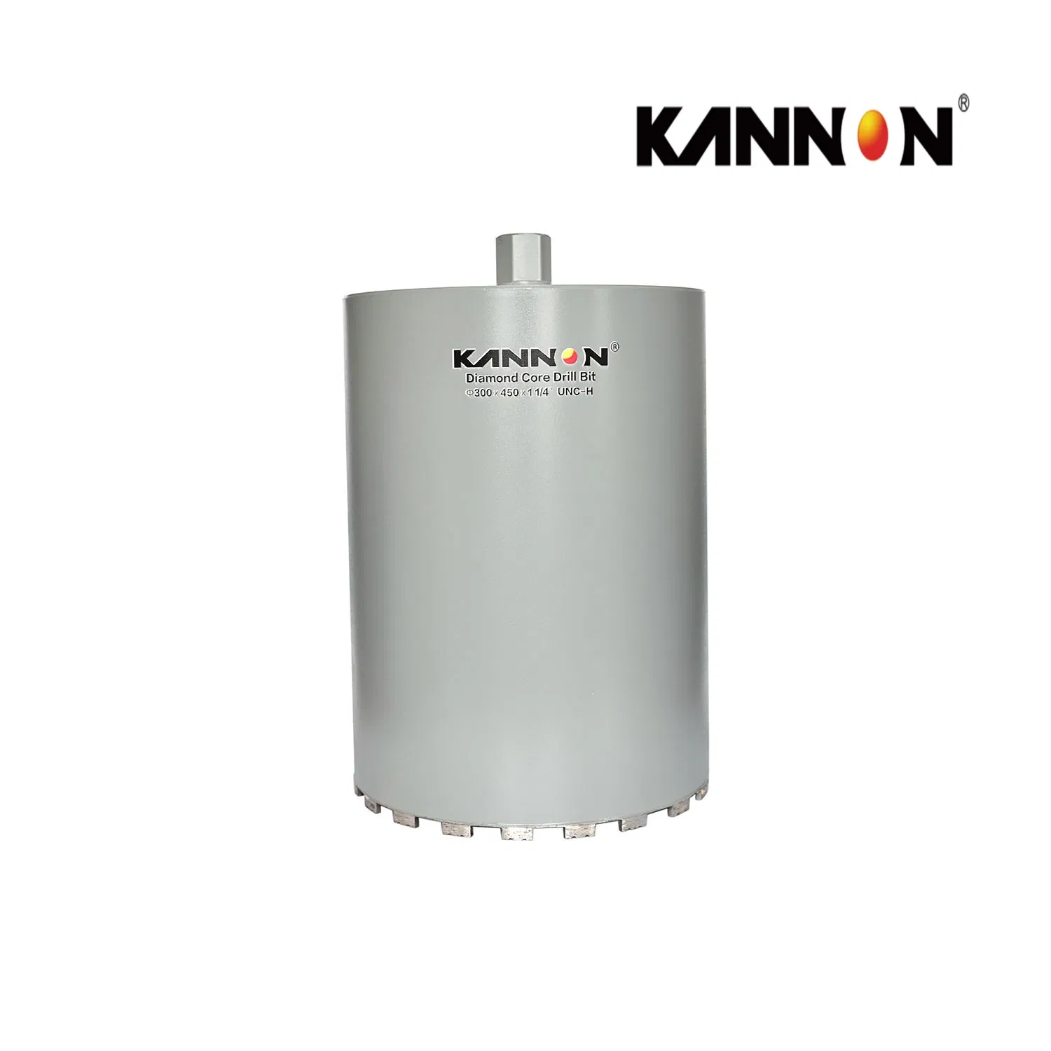 Broca de núcleo de diamante de tipo húmedo de gran diámetro con segmentos de diamante premium, broca de núcleo refrigerada por agua de alta eficiencia para diversos materiales de construcción