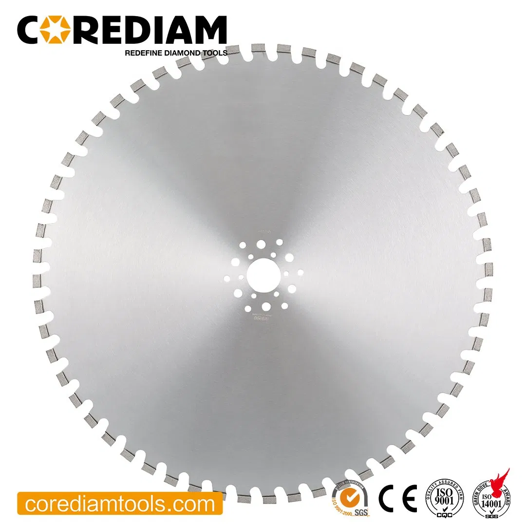 1000mm Disco de Corte de Diamante con Soldadura Láser para Corte de Concreto Reforzado