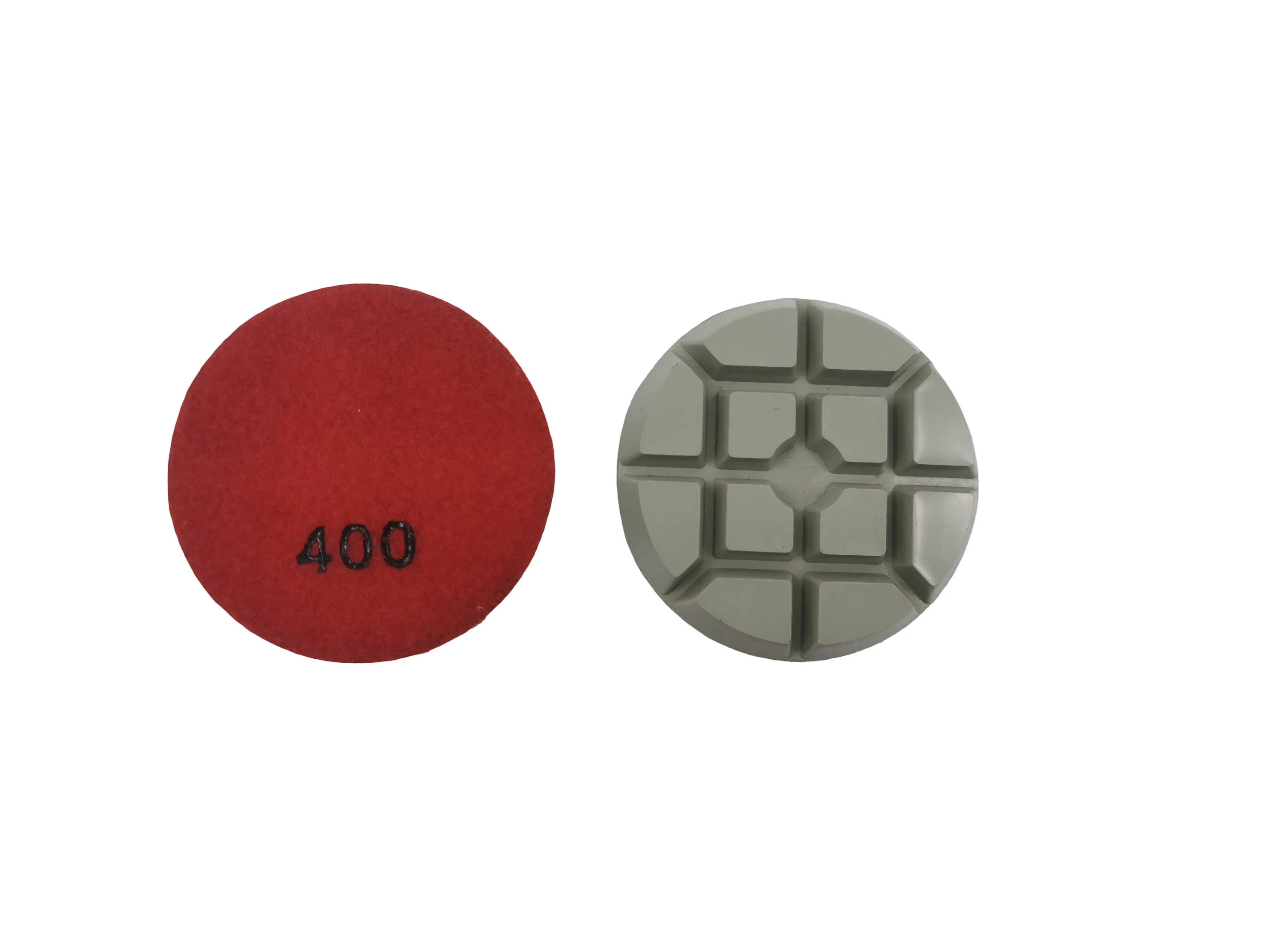 3inch Almohadillas de pulido de diamante de concreto duradero, almohadillas de pulido de resina para piso en seco