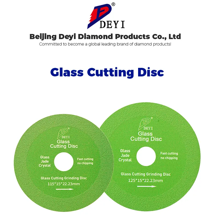 Disco de Corte de Vidrio 125mm Disco de Corte de Diamante Ultra Delgado para Moler Vidrio