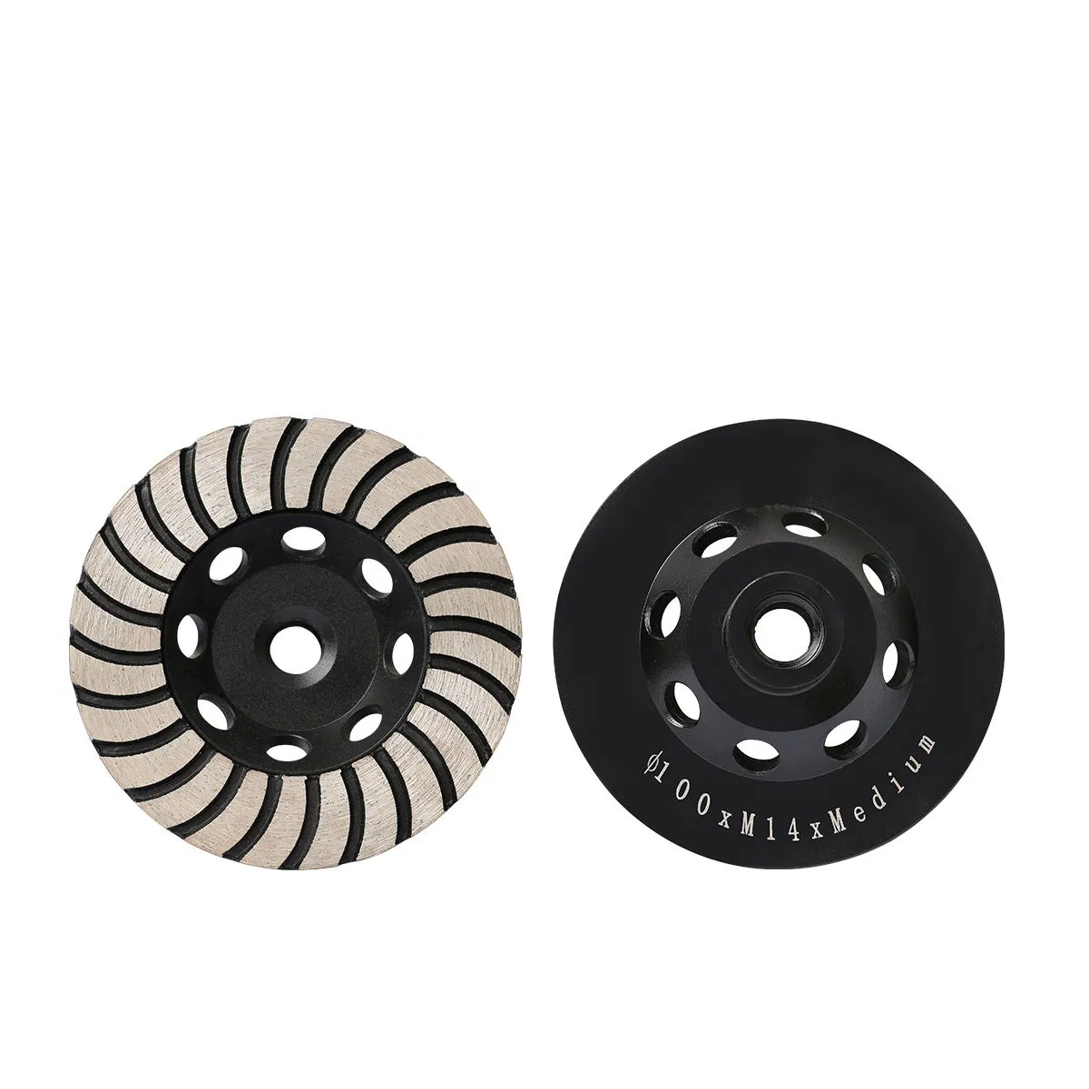100mm Rueda de molienda de diamante para la eliminación agresiva de material de concreto