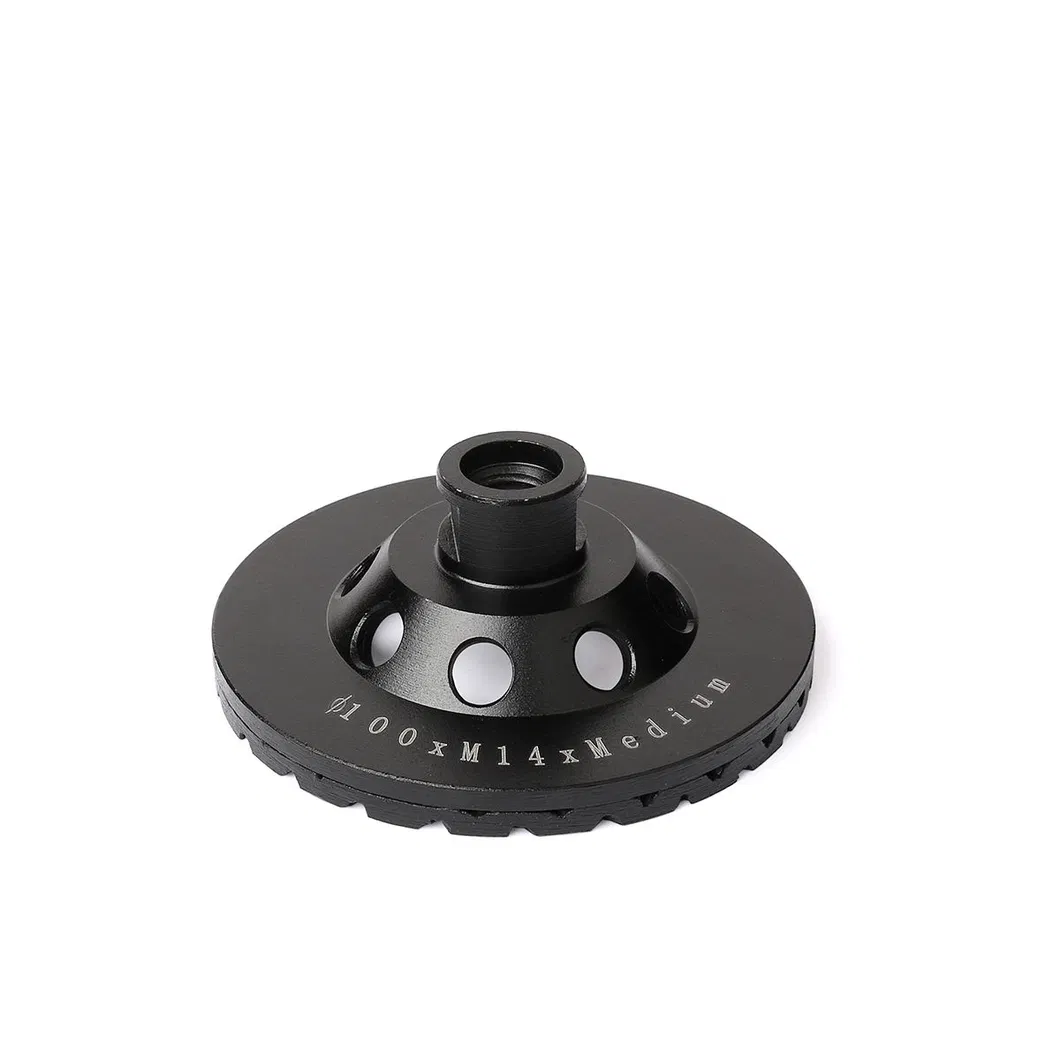 100mm Rueda de molienda de diamante para la eliminación agresiva de material de concreto