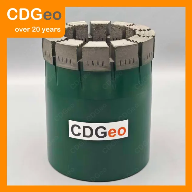 Brocas de perforación de núcleo de diamante impregnado para exploración Hq H W/L para perforación Cdgeo