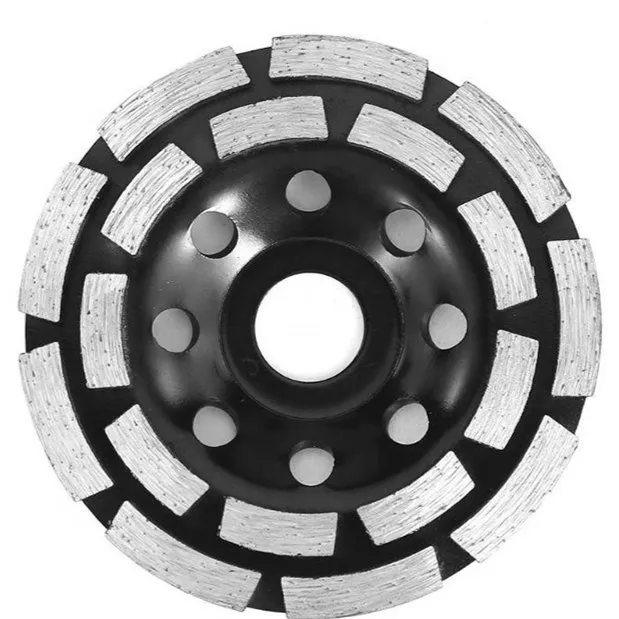 Rueda de copa doble de diamante Premium para pulido de concreto