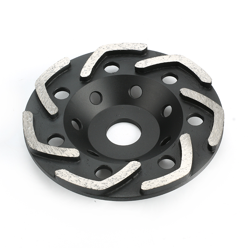 Rueda de copa de diamante para pulir concreto, piedra y granito