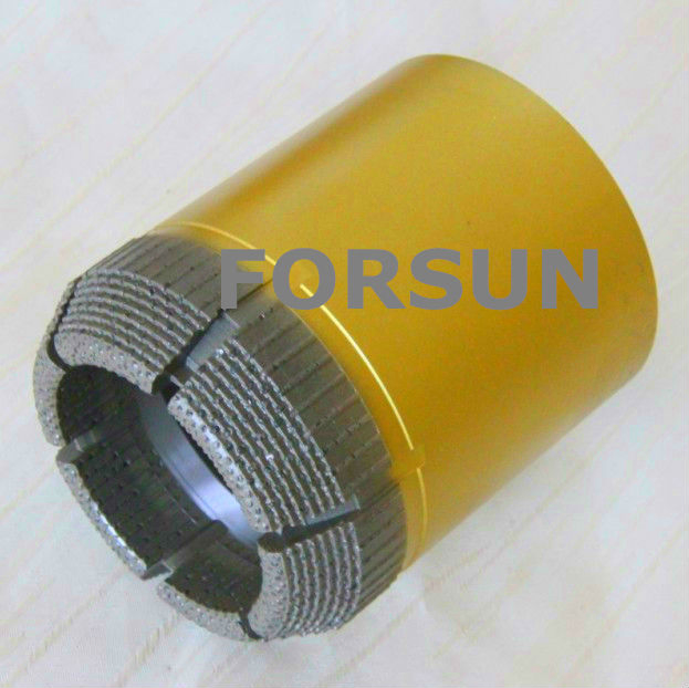 Broca de diamante con superficie de diamante para perforación