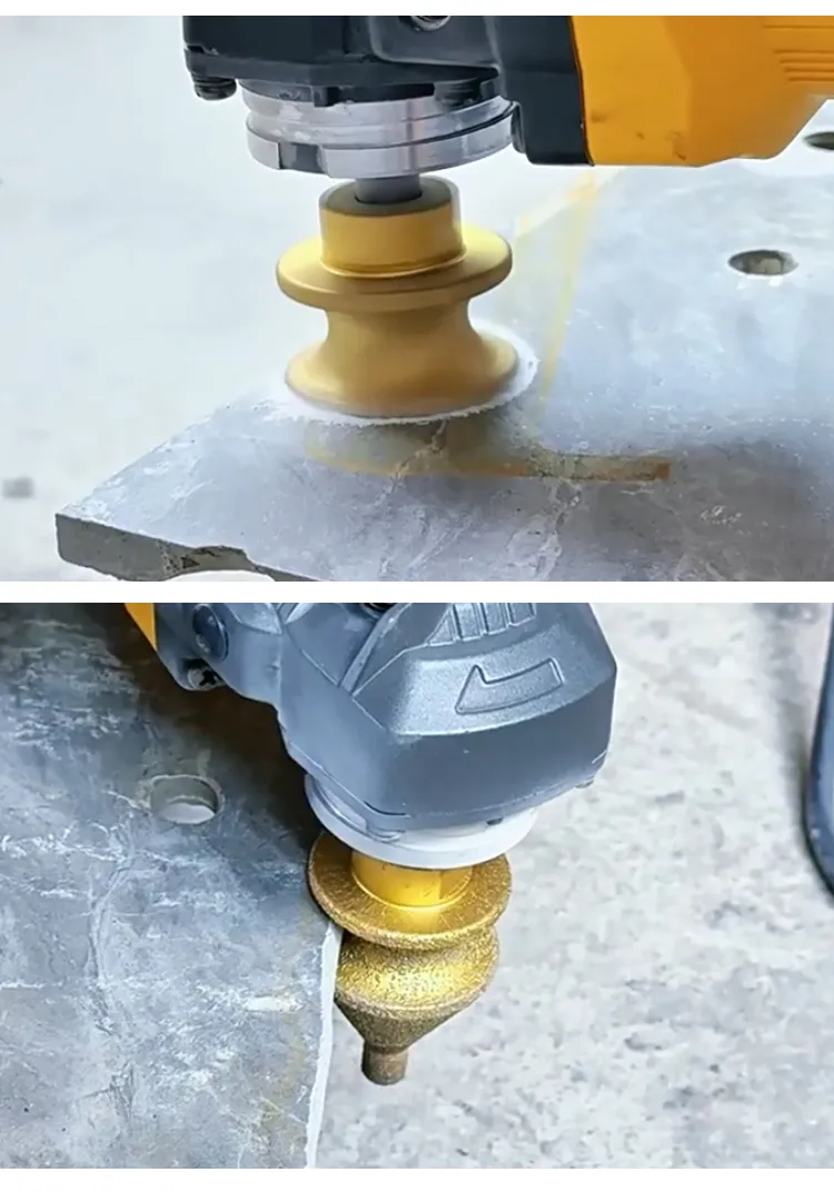 Broca de recorte para amoladora angular, biselado de azulejos de cerámica