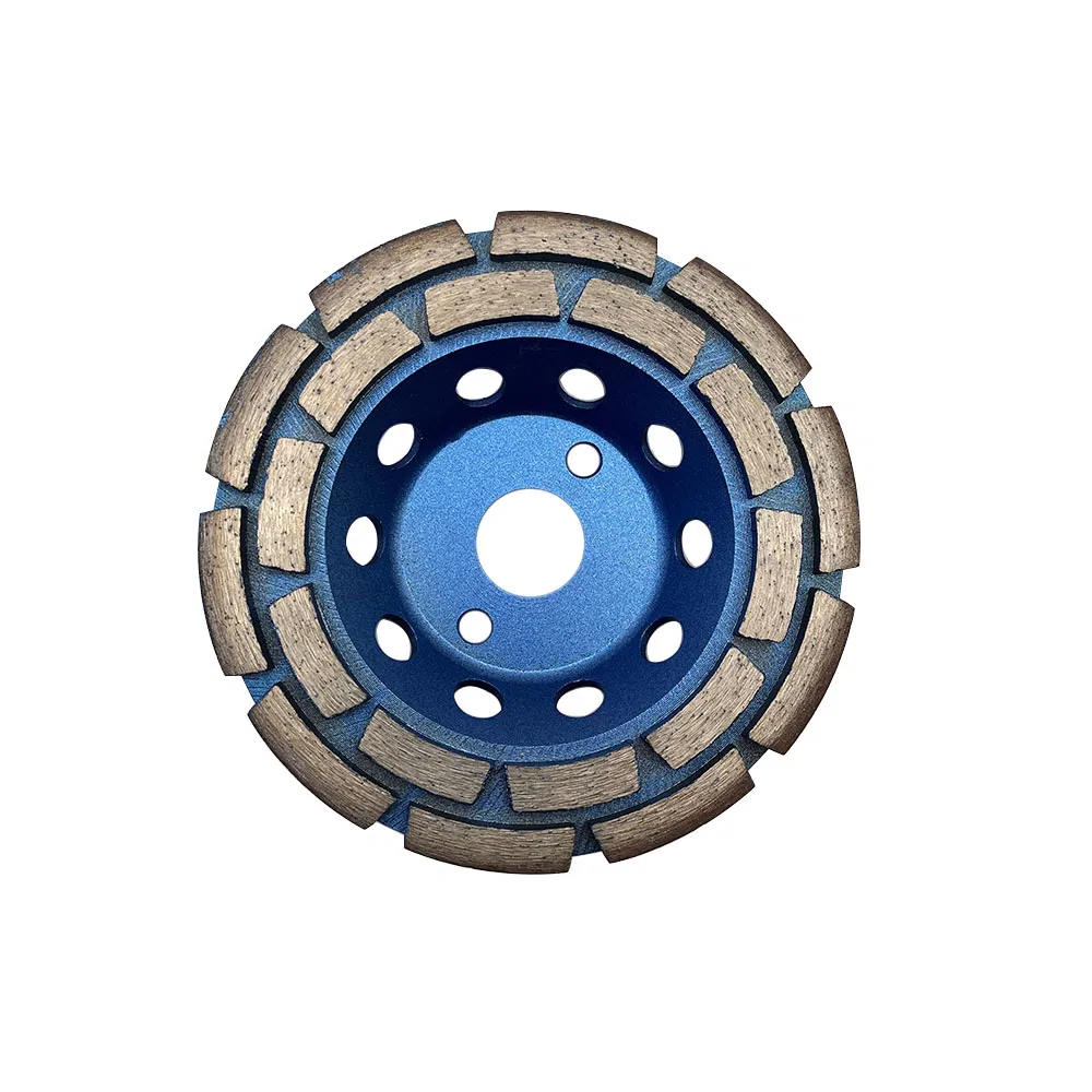 Rueda de copa doble de diamante Diaflex Premium para pulido de concreto