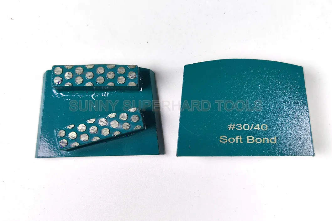 Disco de molienda de segmento de diamante para piso de concreto, deslizamiento lateral para molinillo Blastrac Diamag