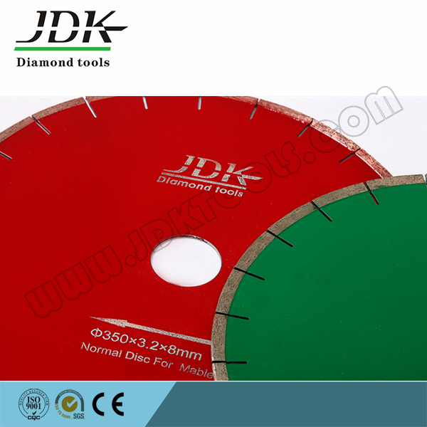 Segmento de diamante en forma de abanico para herramienta de corte de borde de mármol