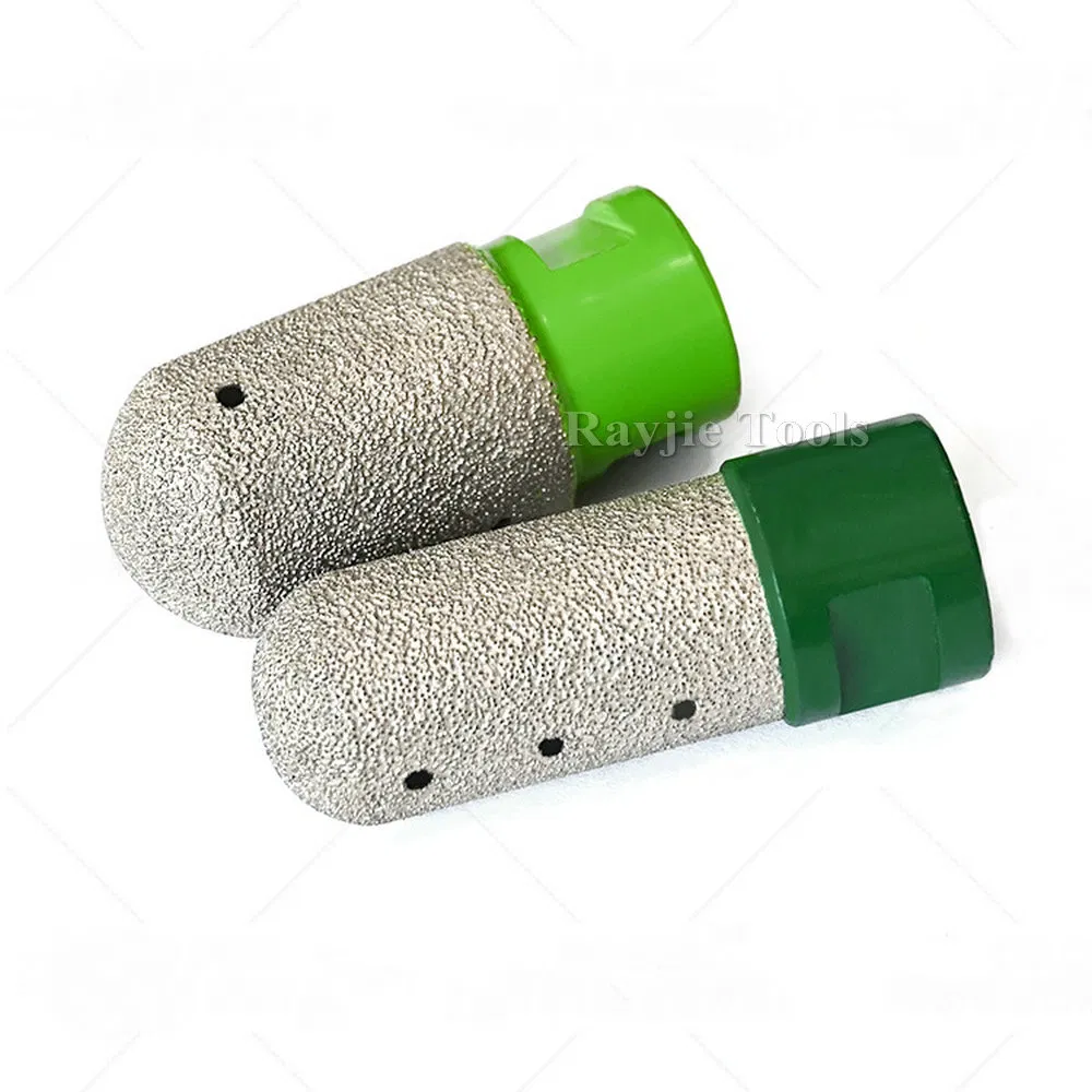 Broca de diamante de soldadura al vacío para perforar, agrandar y dar forma a agujeros existentes