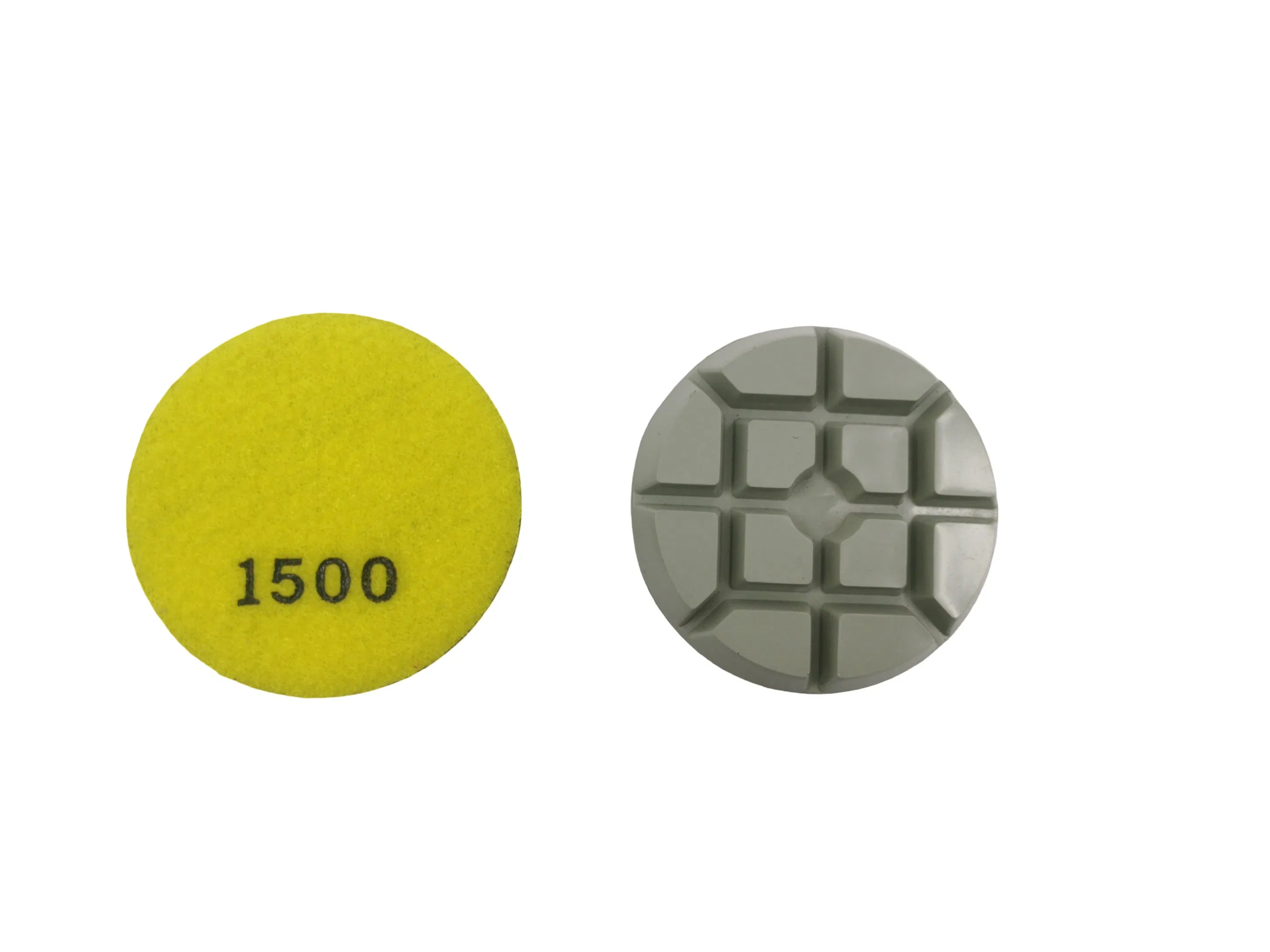 3inch Almohadillas de pulido de diamante de concreto duradero, almohadillas de pulido de resina para piso en seco