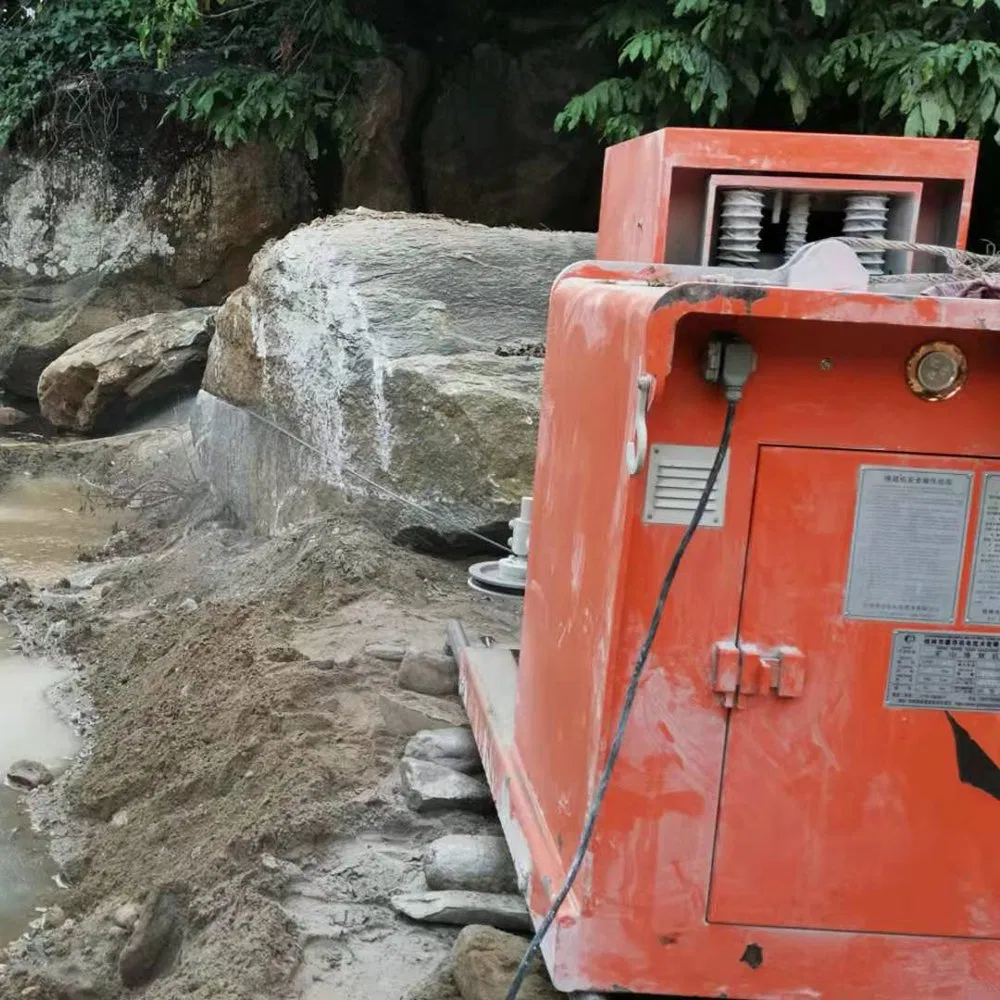 Venta al por mayor de bloques de granito, sierra de alambre de diamante para minería