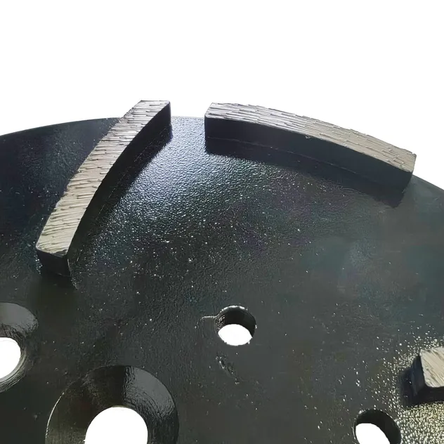 Disco de molienda de diamante en segmentos en forma de hoz