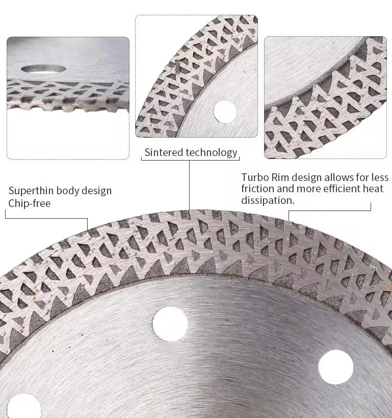 Disco de corte de diamante circular para azulejos, hoja de sierra de porcelana, cuchillas de corte de diamante para cerámica