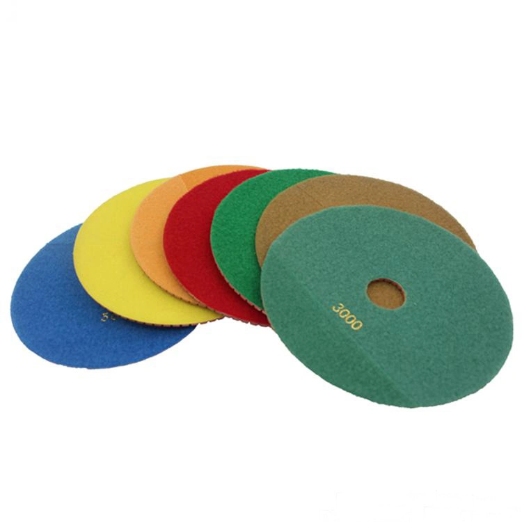 7-Inch Polvo de diamante de resina para pulido de suelos de mármol y granito, disco de molienda de diamante, papel de lija Festool
