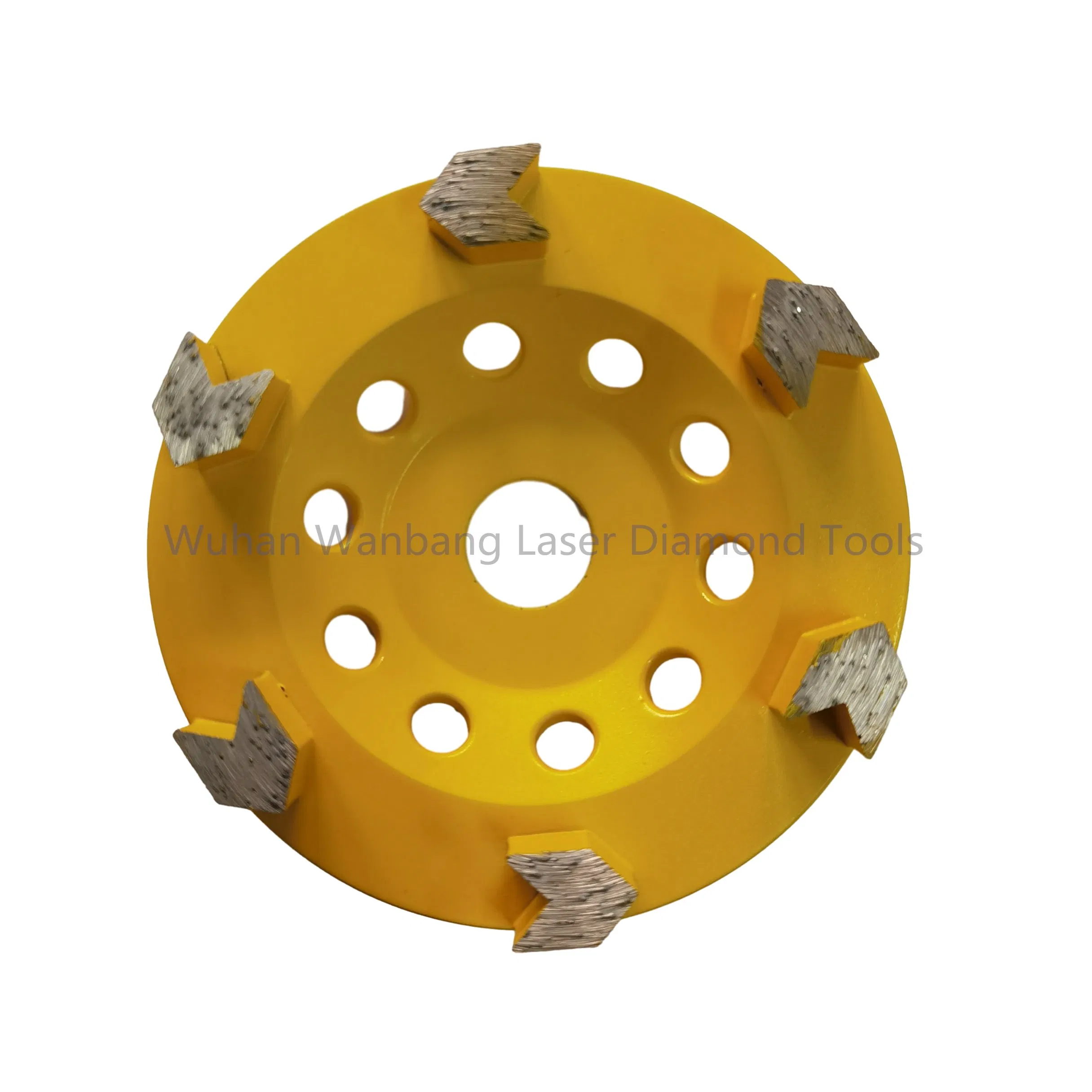 Rueda de pulido de diamante premium 5-Inch para molienda de concreto y piedra