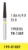 Fresas de diamante dental para dentistas fabricante de productos dentales Tr-13ef/199-018ef