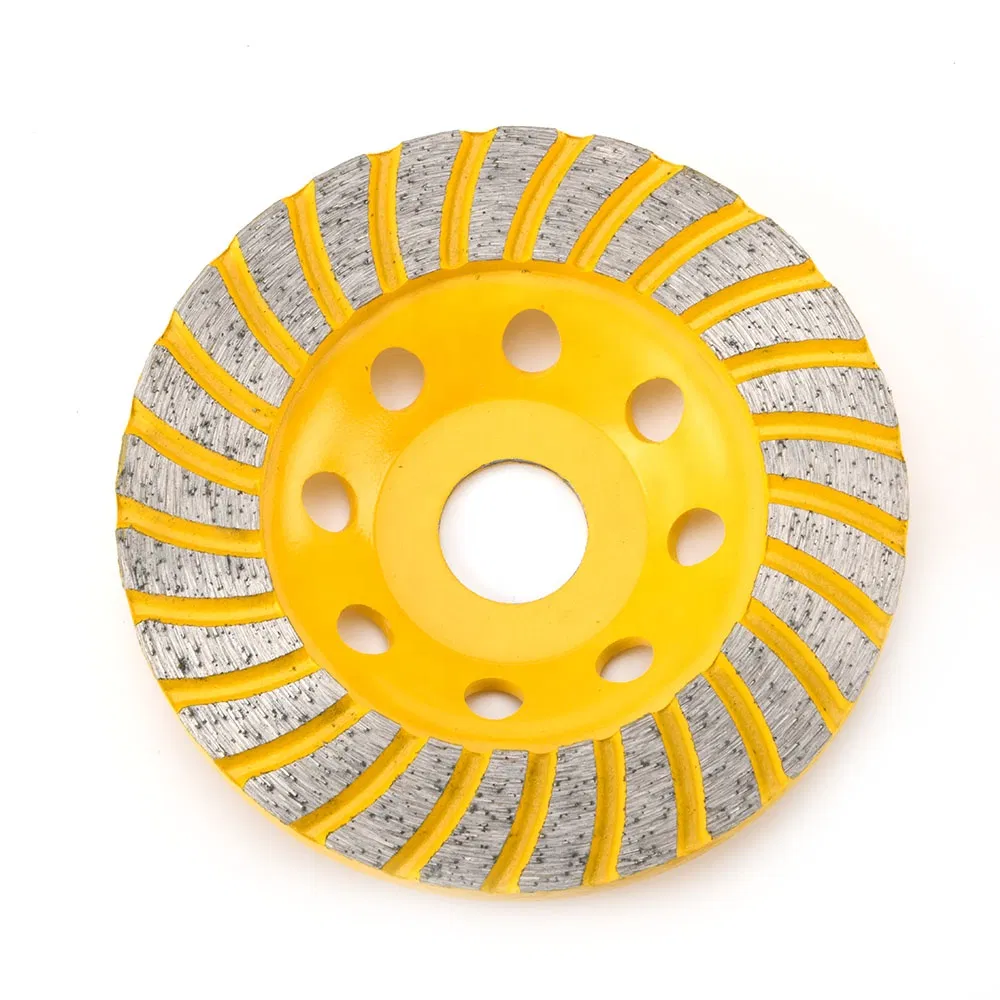 Venta caliente en Brasil Rueda de copa de concreto Diaflex personalizada para operaciones de molienda precisas y suaves Rueda de copa de diamante para molienda