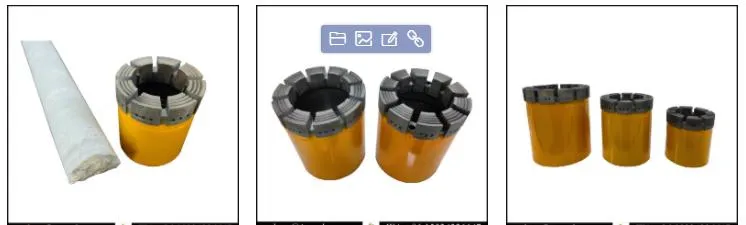 Perforación de núcleo de diamante Turbo Bits Hq Hwl