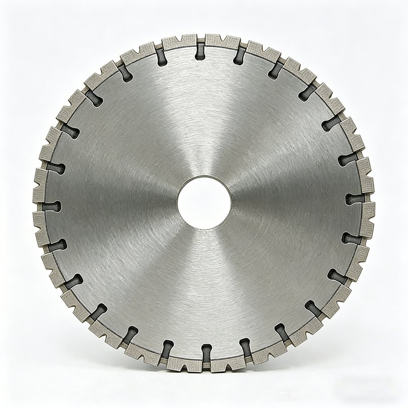 Φ600-φ1600 Hoja de sierra circular de diamante Arix de corte fino y resistente para cortar concreto duro y roca