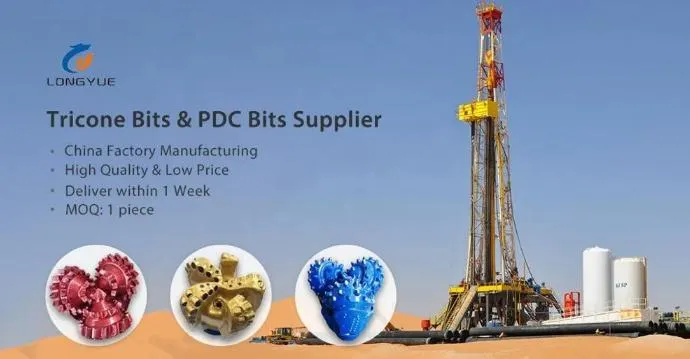 Broca PDC de diamante para perforación de pozos de agua y petróleo