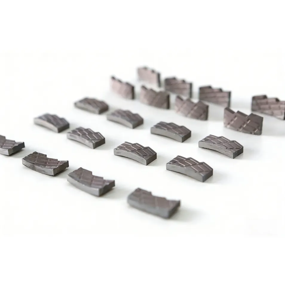 Segmento de sierra de diamante para perforación de concreto
