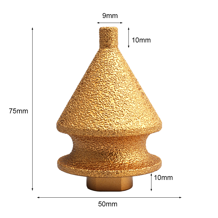 Broca para amoladora angular para chaflanado de azulejos de cerámica de precisión