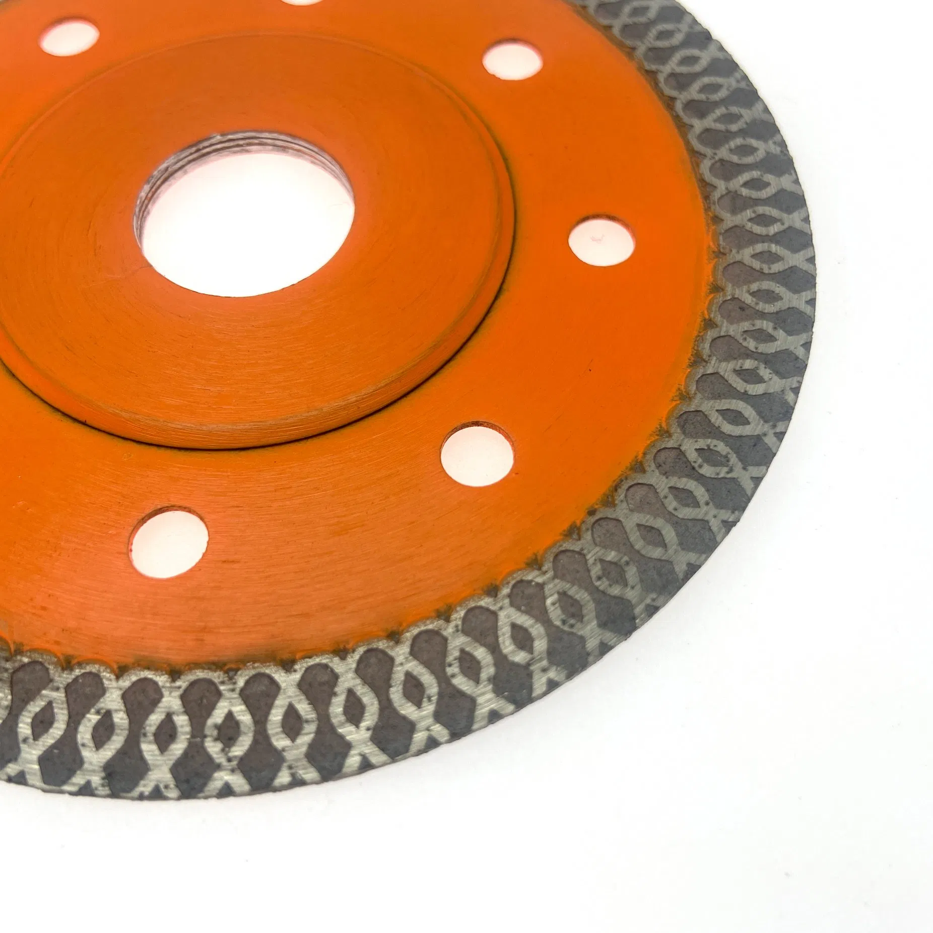 Disco de corte de diamante turbo super ultra delgado para azulejos de cerámica y porcelana de grosor caliente 4.5inch 115*10*22.23mm 1.2
