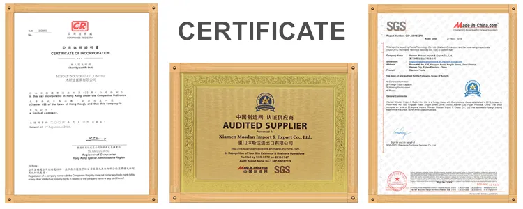Certificado Rueda de Copa de Diamante