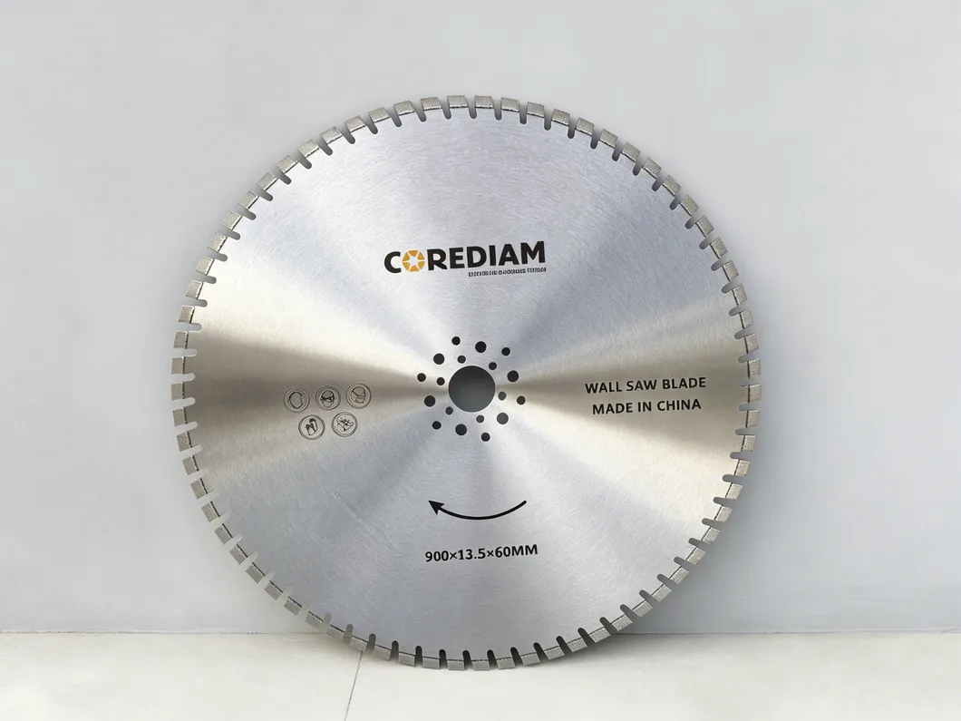 1000mm Disco de Corte de Diamante con Soldadura Láser para Corte de Concreto Reforzado