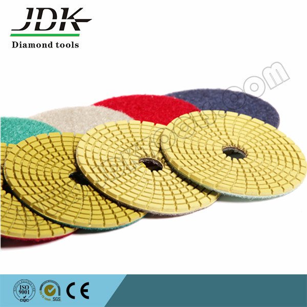 Jdk 100mm Grosor 2.5 mm Almohadillas de Pulido Flexibles de Diamante