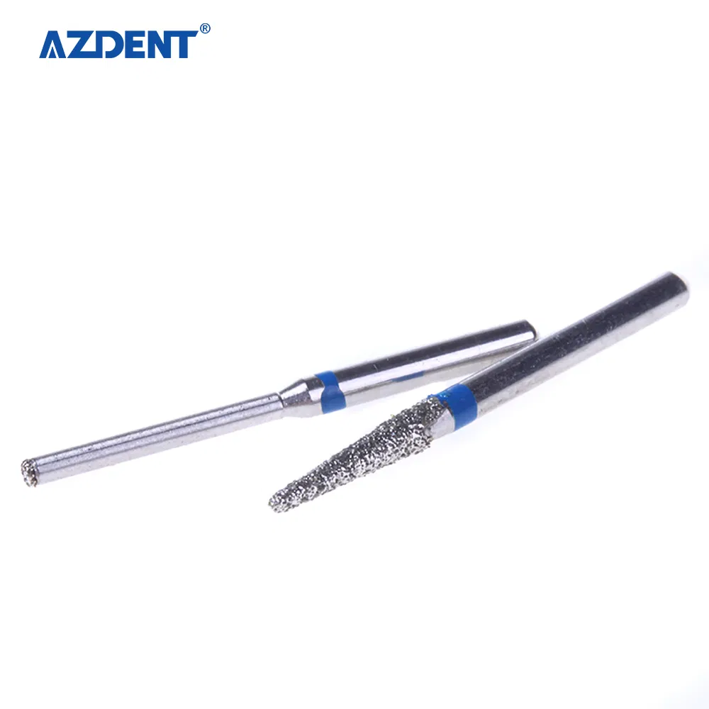 Azdent 10PCS Preparación de Corona y Puente Posterior Fg Fresas Diamante Dentales