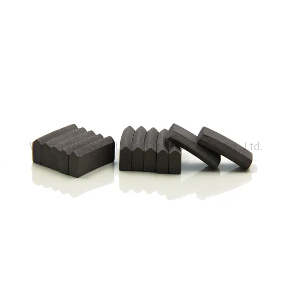 Segmento de diamante de larga duración para herramienta de perforación de broca de núcleo, segmentos de recubrimiento de broca, segmentos para techos