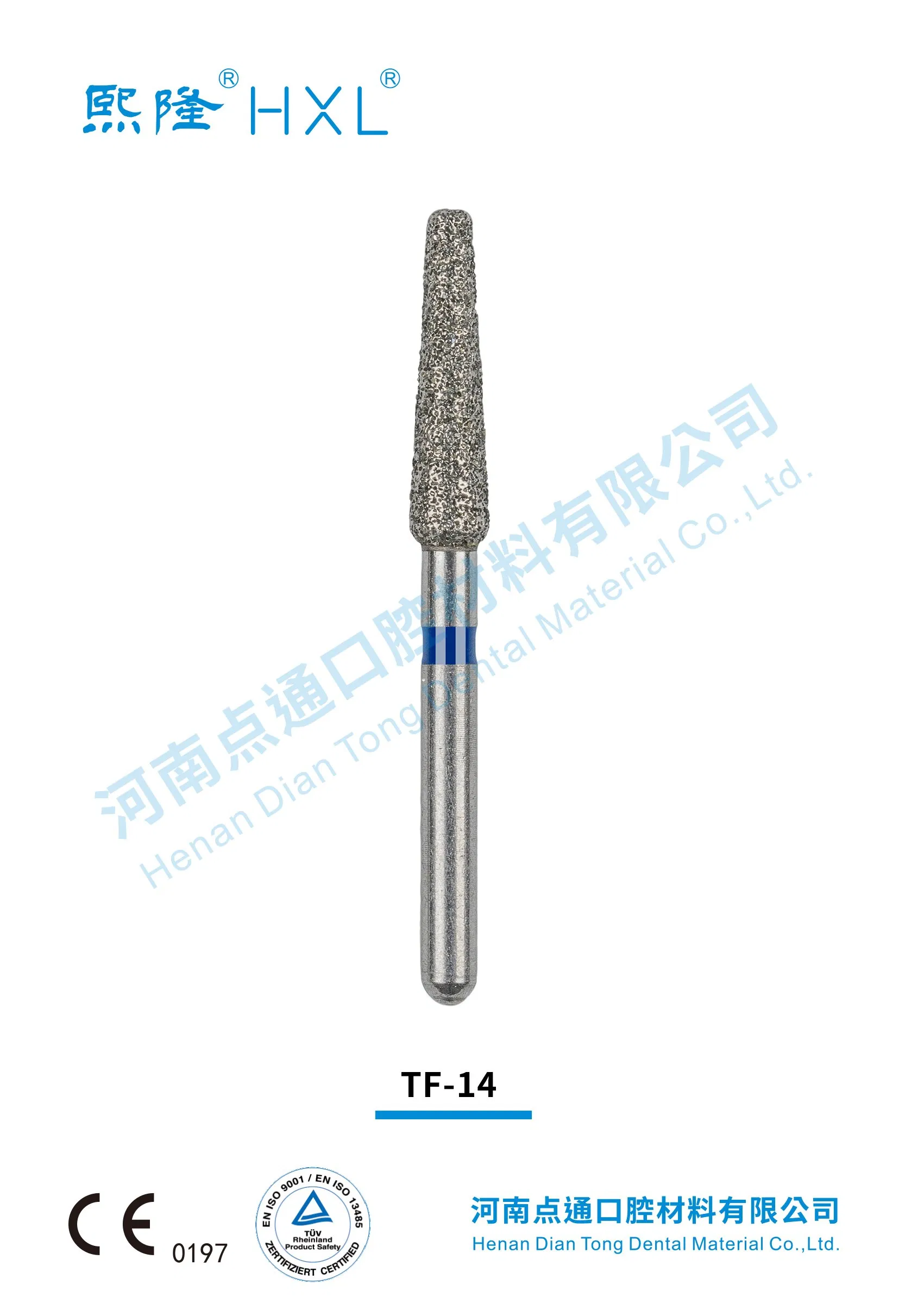 Fresas dentales de diamante de alta calidad para dentistas TF-14/172-023m/847-023m