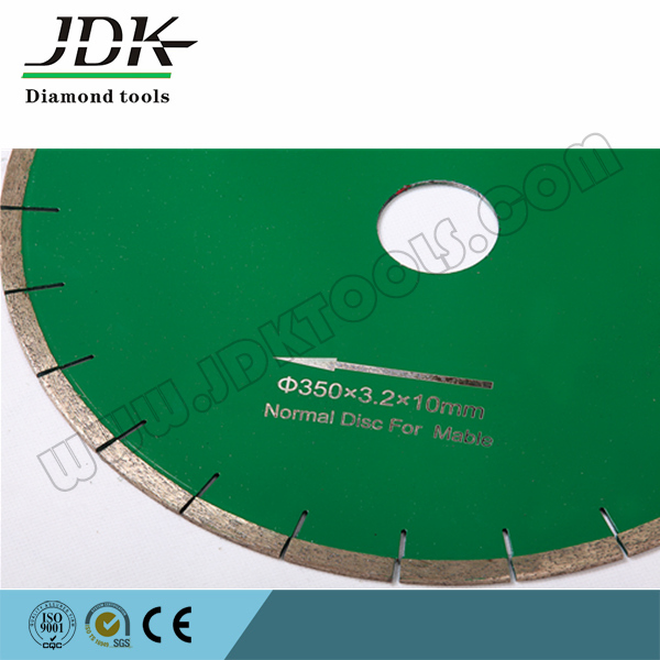 Segmento de diamante en forma de abanico para herramienta de corte de borde de mármol