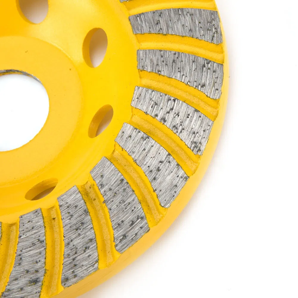 Venta caliente en Brasil Rueda de copa de concreto Diaflex personalizada para operaciones de molienda precisas y suaves Rueda de copa de diamante para molienda