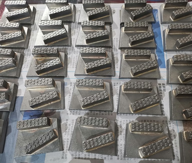Disco de molienda de segmento de diamante para piso de concreto, deslizamiento lateral para molinillo Blastrac Diamag