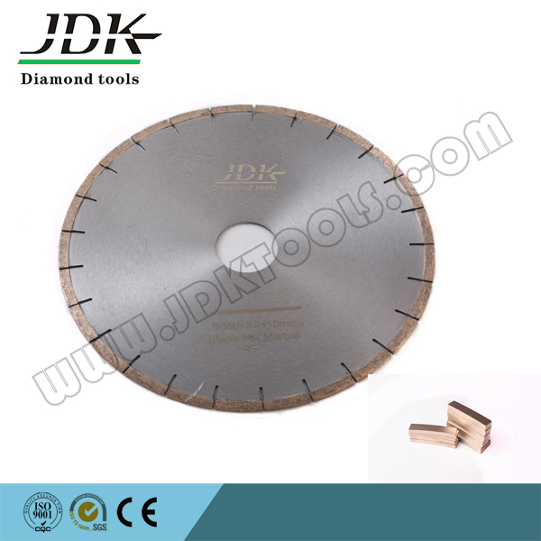 Segmento de diamante en forma de abanico para herramienta de corte de borde de mármol