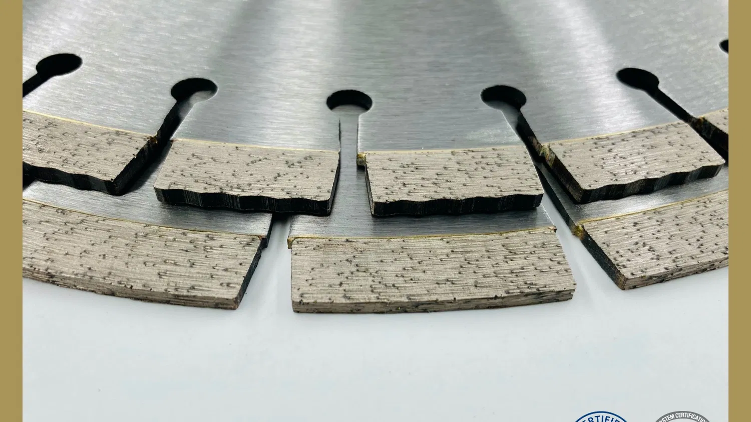 Herramientas de corte de múltiples capas de diamante para mármol y piedra, con segmentos de diamante para brocas de núcleo y discos de sierra