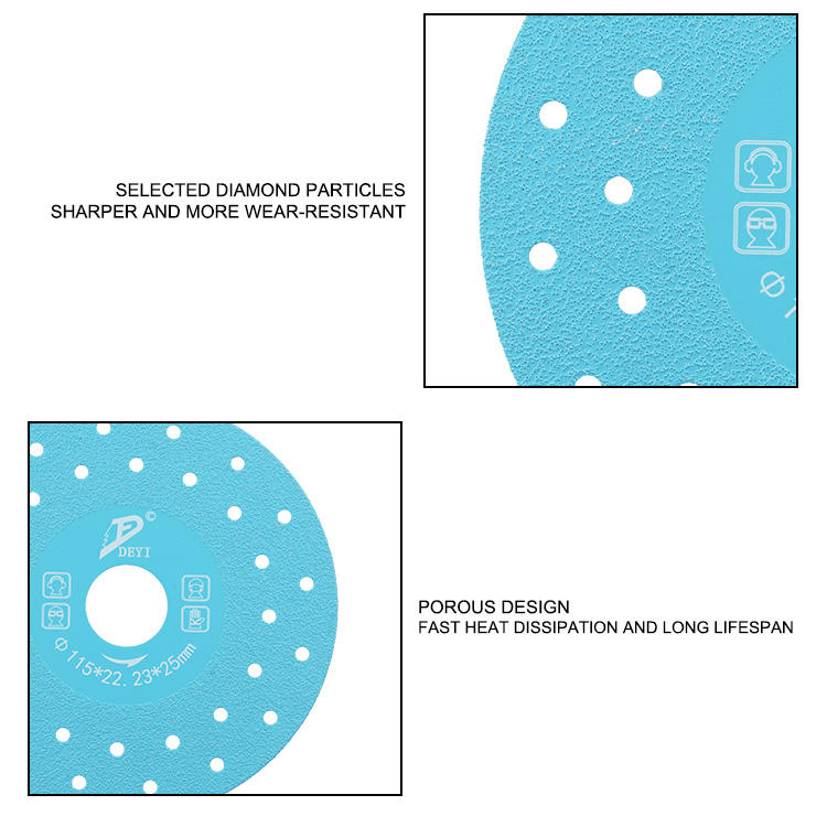 Disco de corte de diamante para amoladora angular para piedra y azulejo cerámico