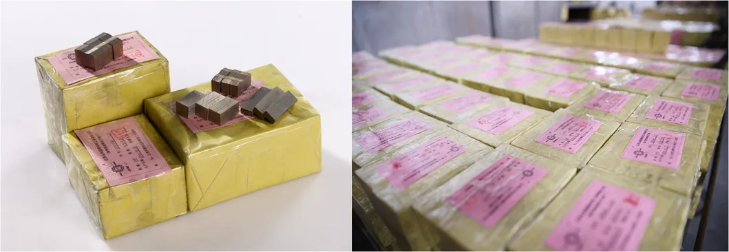 Segmento de diamante para herramienta de molienda para el procesamiento de granito