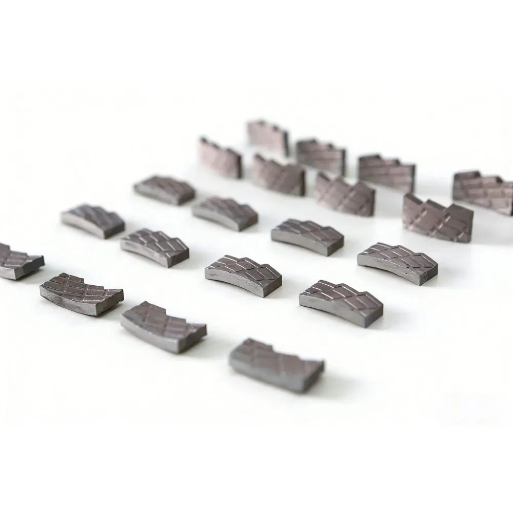 Segmento de sierra de diamante para perforación de concreto